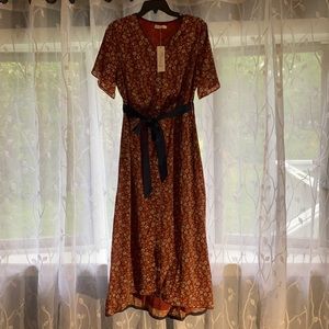 Button up maxi dress